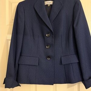 Le Suit Women's Classic Blue 2-piece Suit
